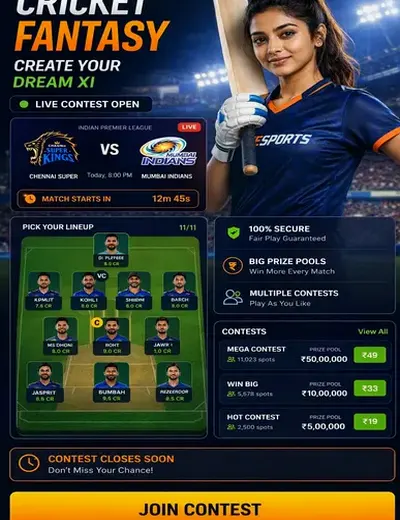 Vipbetgo (vip bet go) fantasy cricket & matchday visual 3